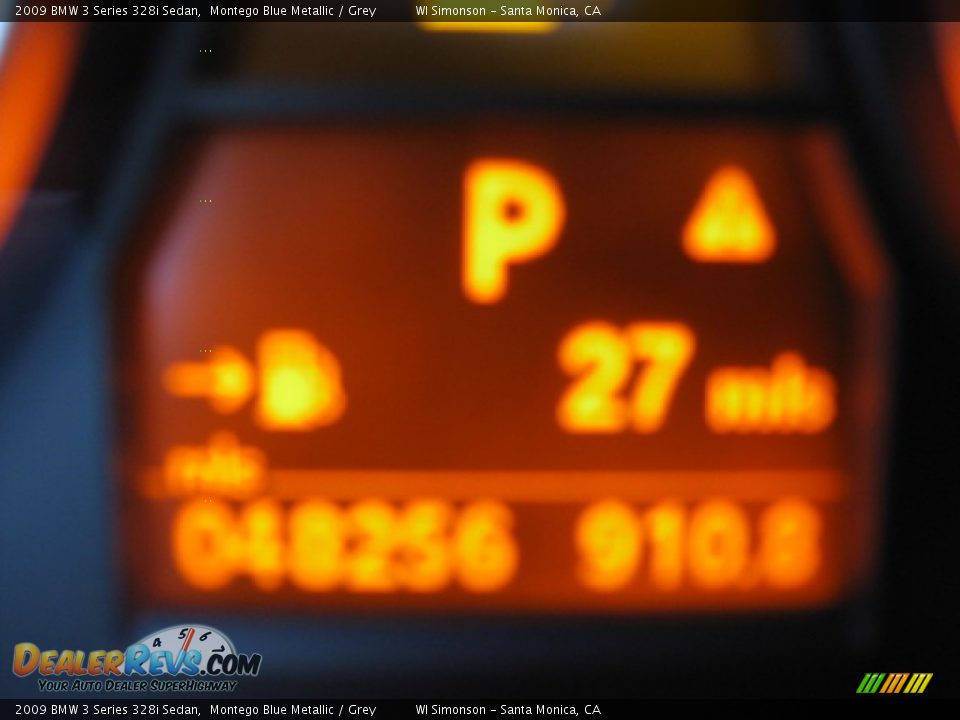 2009 BMW 3 Series 328i Sedan Montego Blue Metallic / Grey Photo #9