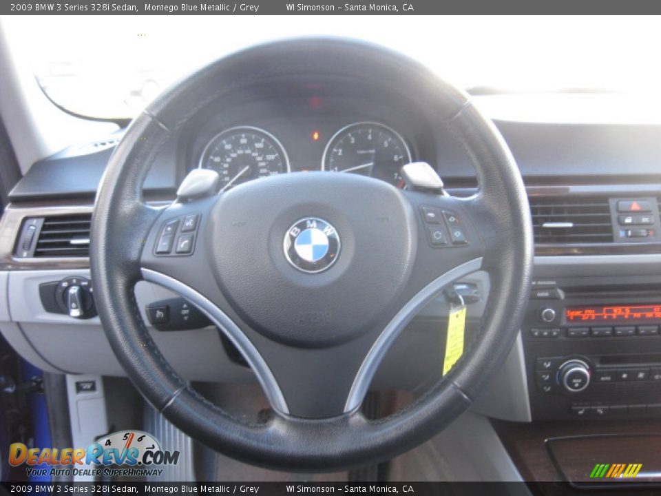 2009 BMW 3 Series 328i Sedan Montego Blue Metallic / Grey Photo #10