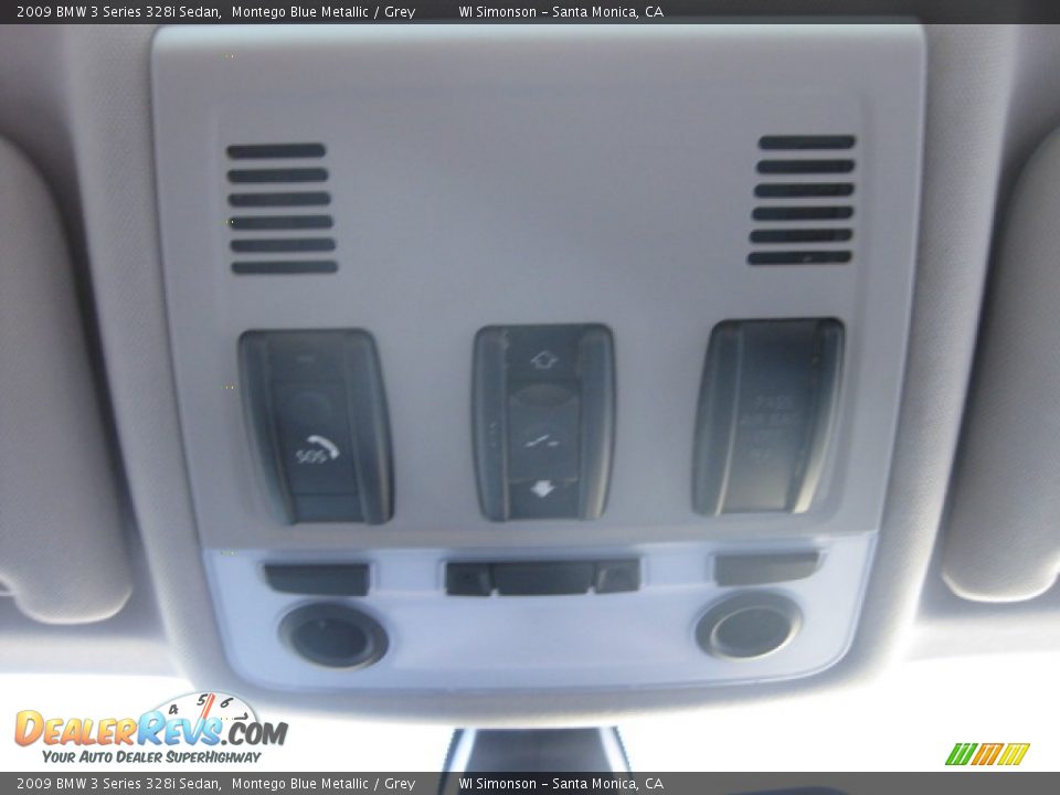 2009 BMW 3 Series 328i Sedan Montego Blue Metallic / Grey Photo #15