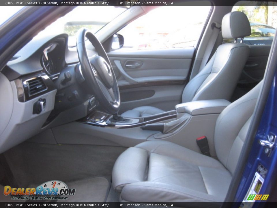 2009 BMW 3 Series 328i Sedan Montego Blue Metallic / Grey Photo #16