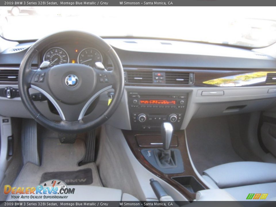 2009 BMW 3 Series 328i Sedan Montego Blue Metallic / Grey Photo #20