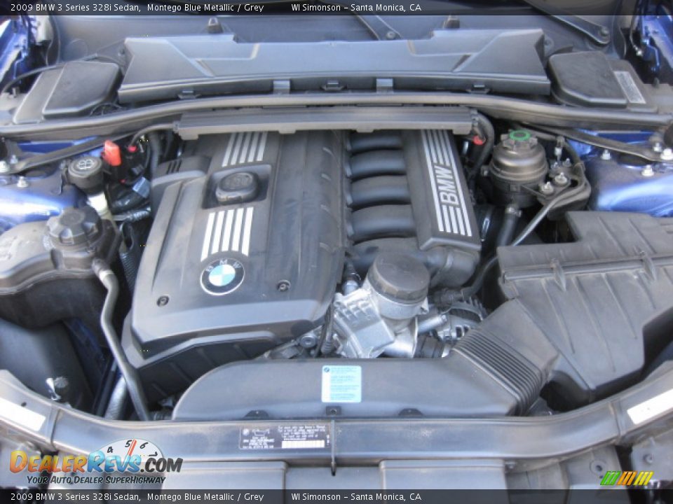 2009 BMW 3 Series 328i Sedan Montego Blue Metallic / Grey Photo #22