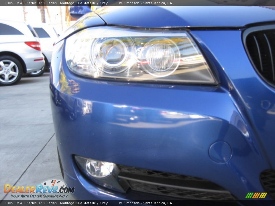 2009 BMW 3 Series 328i Sedan Montego Blue Metallic / Grey Photo #23