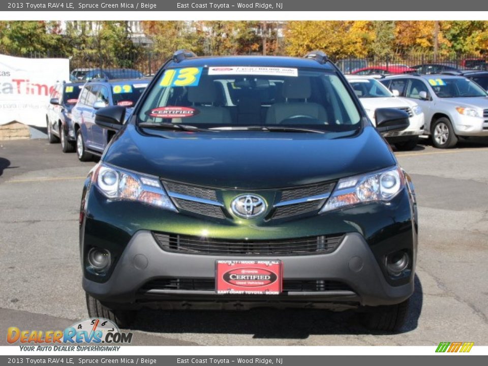 2013 Toyota RAV4 LE Spruce Green Mica / Beige Photo #2