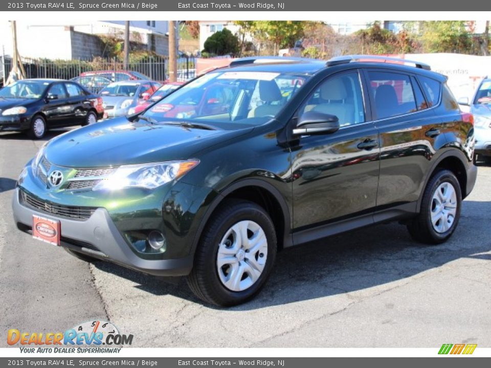 2013 Toyota RAV4 LE Spruce Green Mica / Beige Photo #3