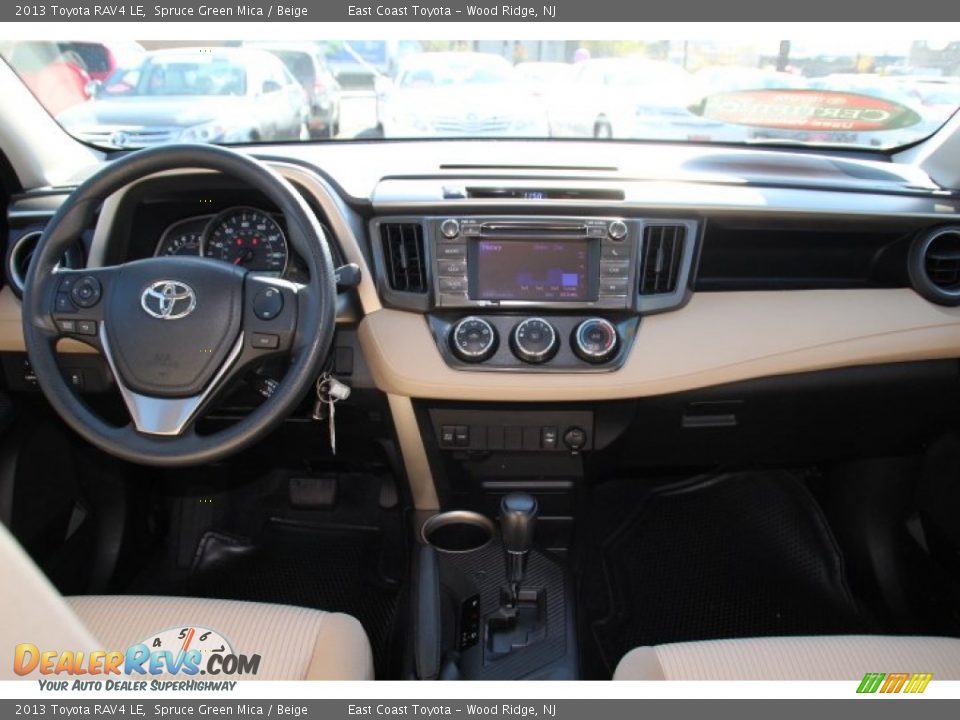 2013 Toyota RAV4 LE Spruce Green Mica / Beige Photo #10