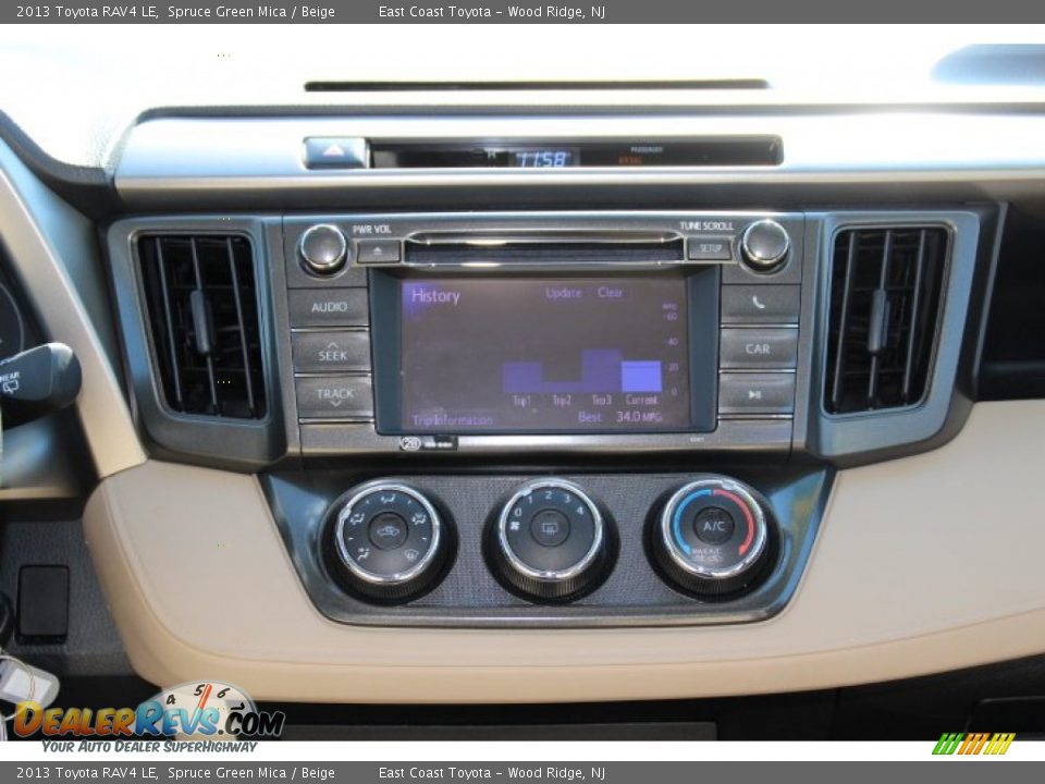 2013 Toyota RAV4 LE Spruce Green Mica / Beige Photo #11