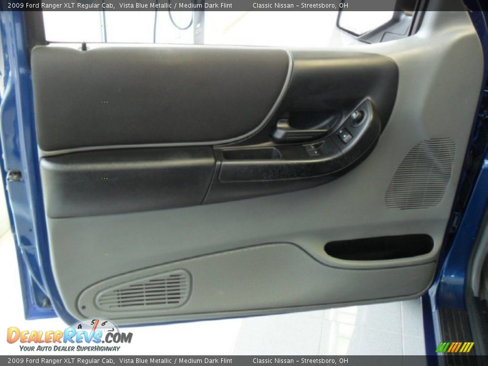 2009 Ford Ranger XLT Regular Cab Vista Blue Metallic / Medium Dark Flint Photo #9