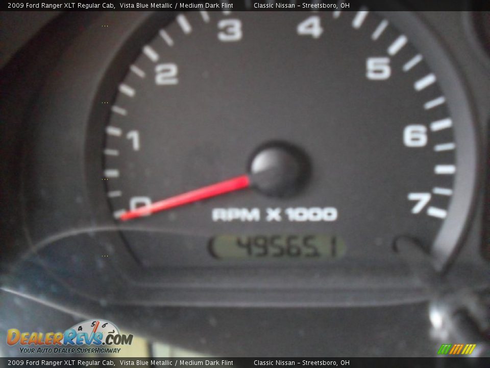 2009 Ford Ranger XLT Regular Cab Vista Blue Metallic / Medium Dark Flint Photo #12