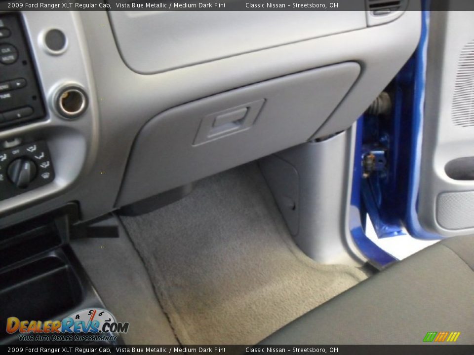2009 Ford Ranger XLT Regular Cab Vista Blue Metallic / Medium Dark Flint Photo #14