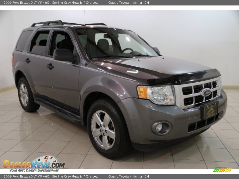 2009 Ford Escape XLT V6 4WD Sterling Grey Metallic / Charcoal Photo #1