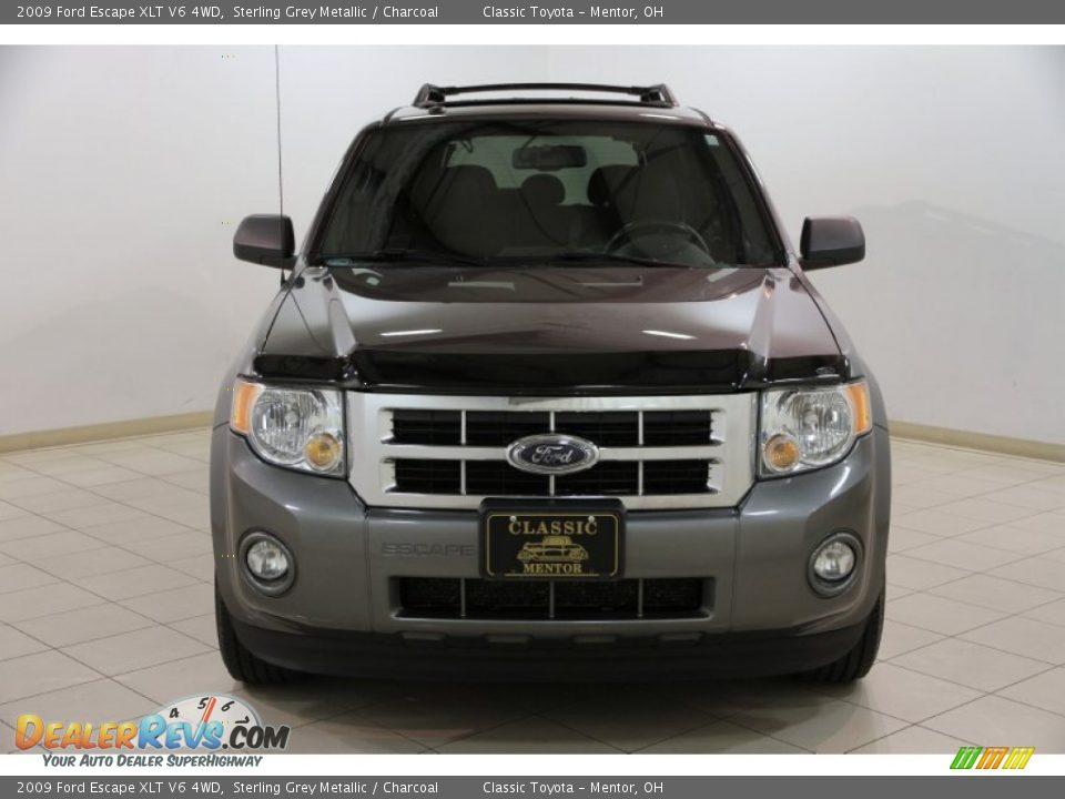 2009 Ford Escape XLT V6 4WD Sterling Grey Metallic / Charcoal Photo #2