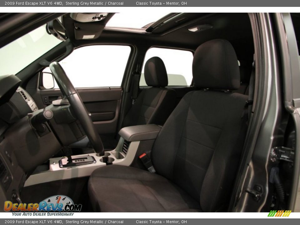 2009 Ford Escape XLT V6 4WD Sterling Grey Metallic / Charcoal Photo #6