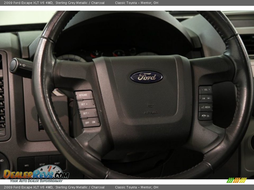 2009 Ford Escape XLT V6 4WD Sterling Grey Metallic / Charcoal Photo #7