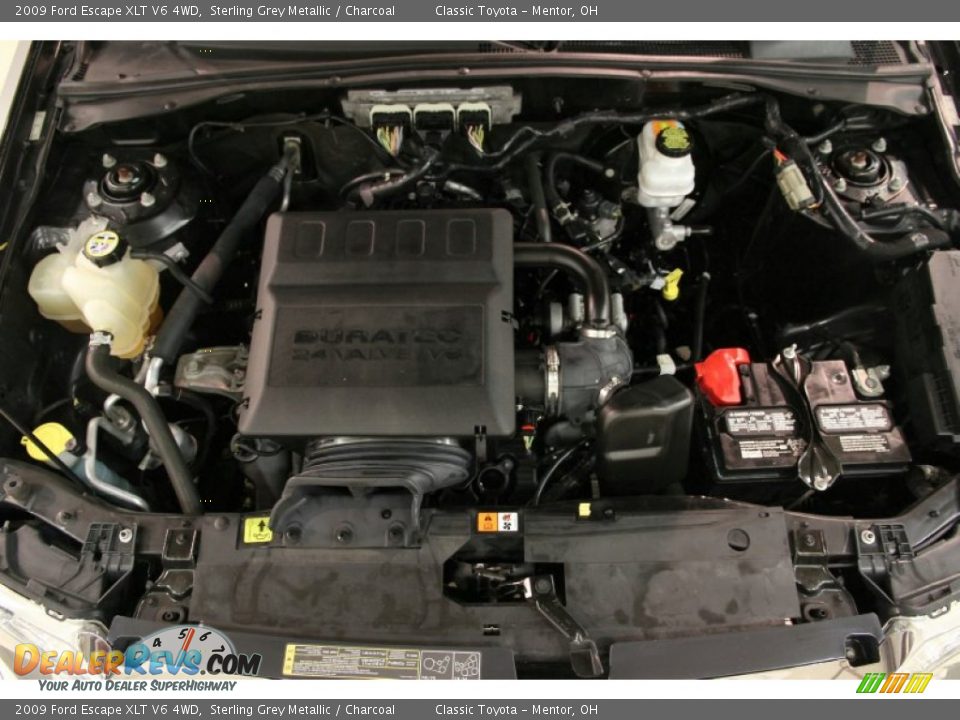 2009 Ford Escape XLT V6 4WD Sterling Grey Metallic / Charcoal Photo #15