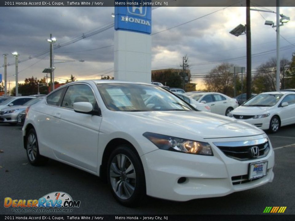 2011 Honda Accord EX-L Coupe Taffeta White / Ivory Photo #1