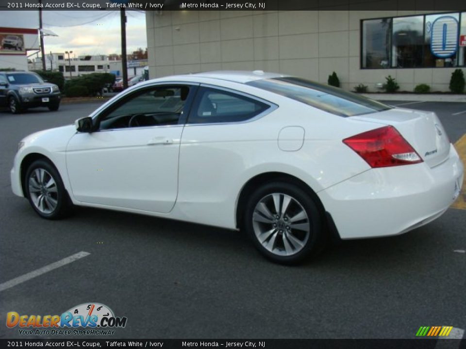 2011 Honda Accord EX-L Coupe Taffeta White / Ivory Photo #6