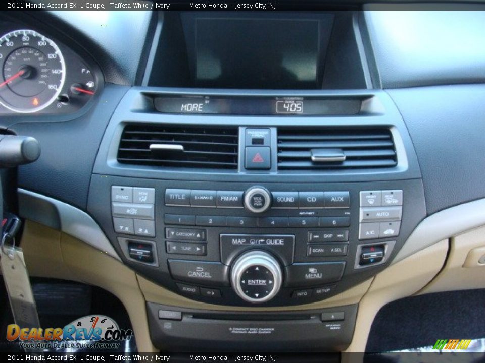 2011 Honda Accord EX-L Coupe Taffeta White / Ivory Photo #12