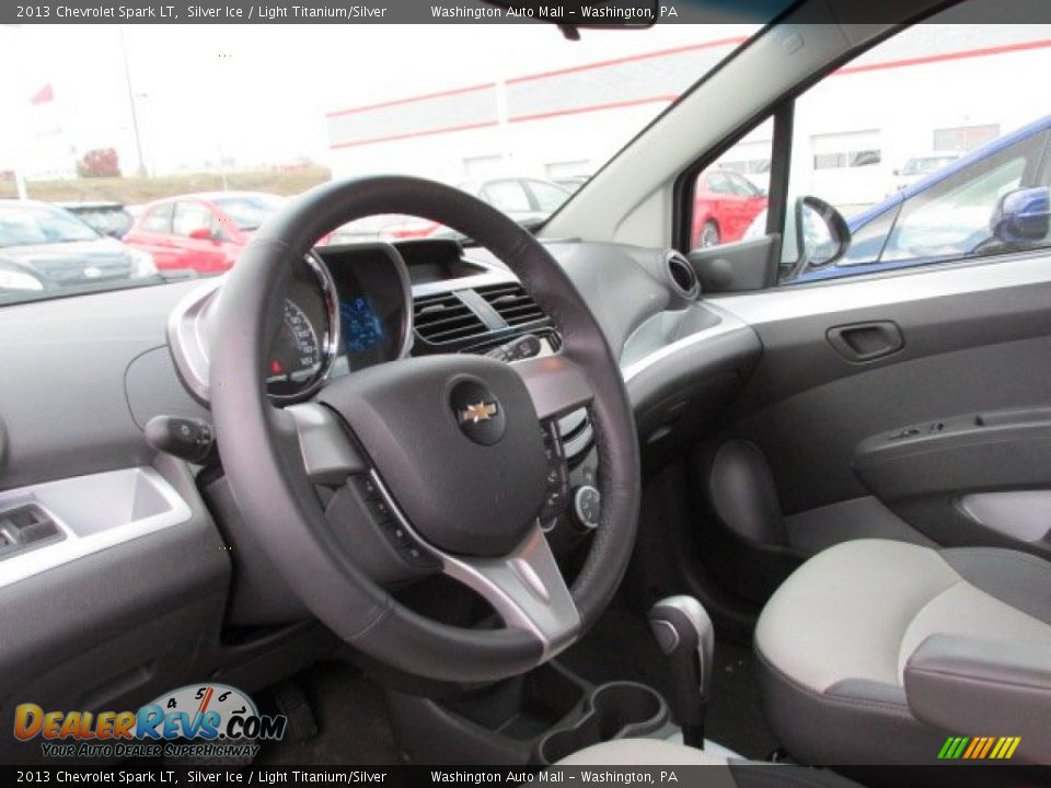 2013 Chevrolet Spark LT Silver Ice / Light Titanium/Silver Photo #8
