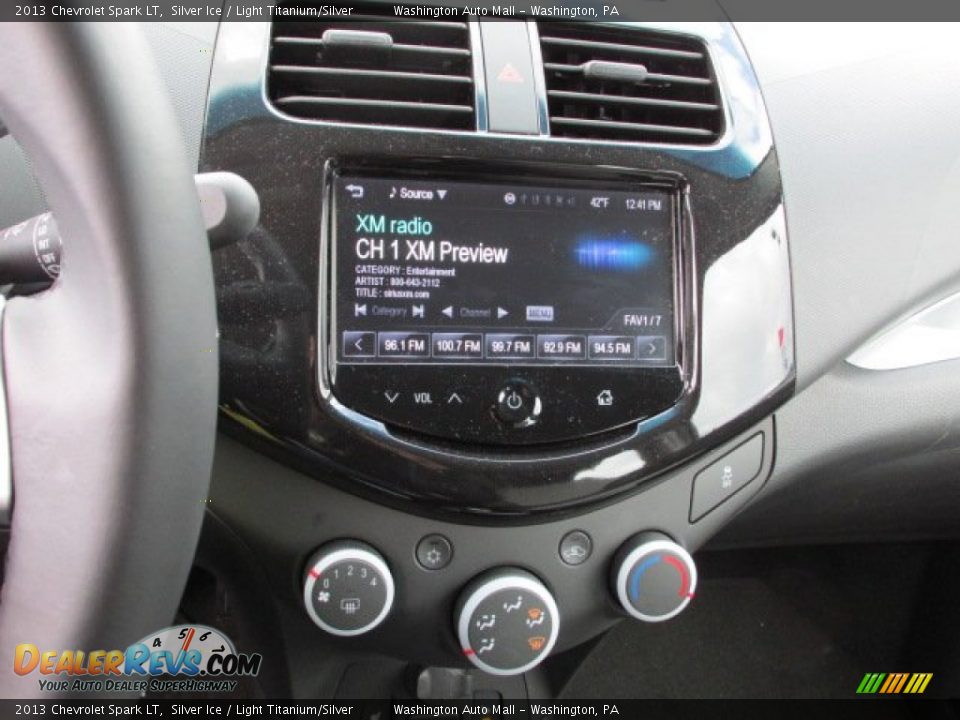 2013 Chevrolet Spark LT Silver Ice / Light Titanium/Silver Photo #12