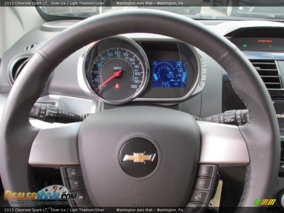 2013 Chevrolet Spark LT Silver Ice / Light Titanium/Silver Photo #14