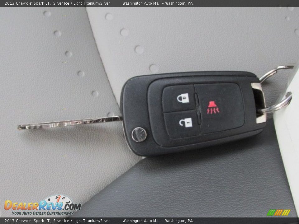2013 Chevrolet Spark LT Silver Ice / Light Titanium/Silver Photo #17