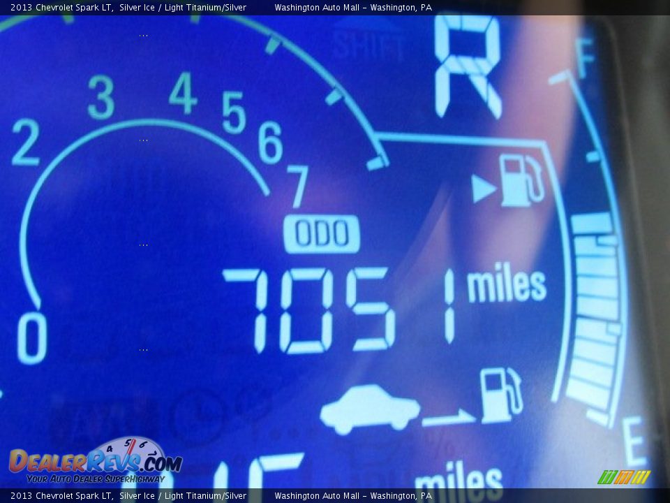 2013 Chevrolet Spark LT Silver Ice / Light Titanium/Silver Photo #19