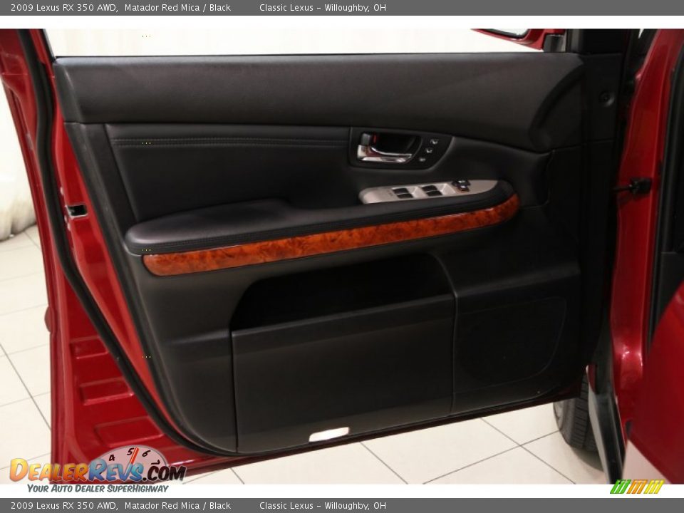 2009 Lexus RX 350 AWD Matador Red Mica / Black Photo #4