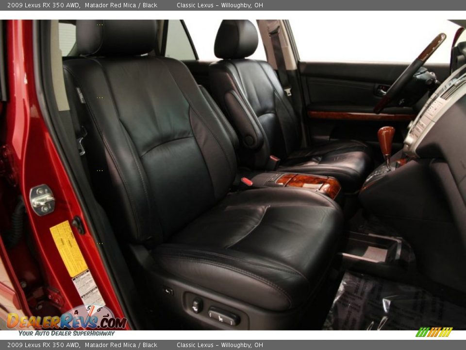 2009 Lexus RX 350 AWD Matador Red Mica / Black Photo #14