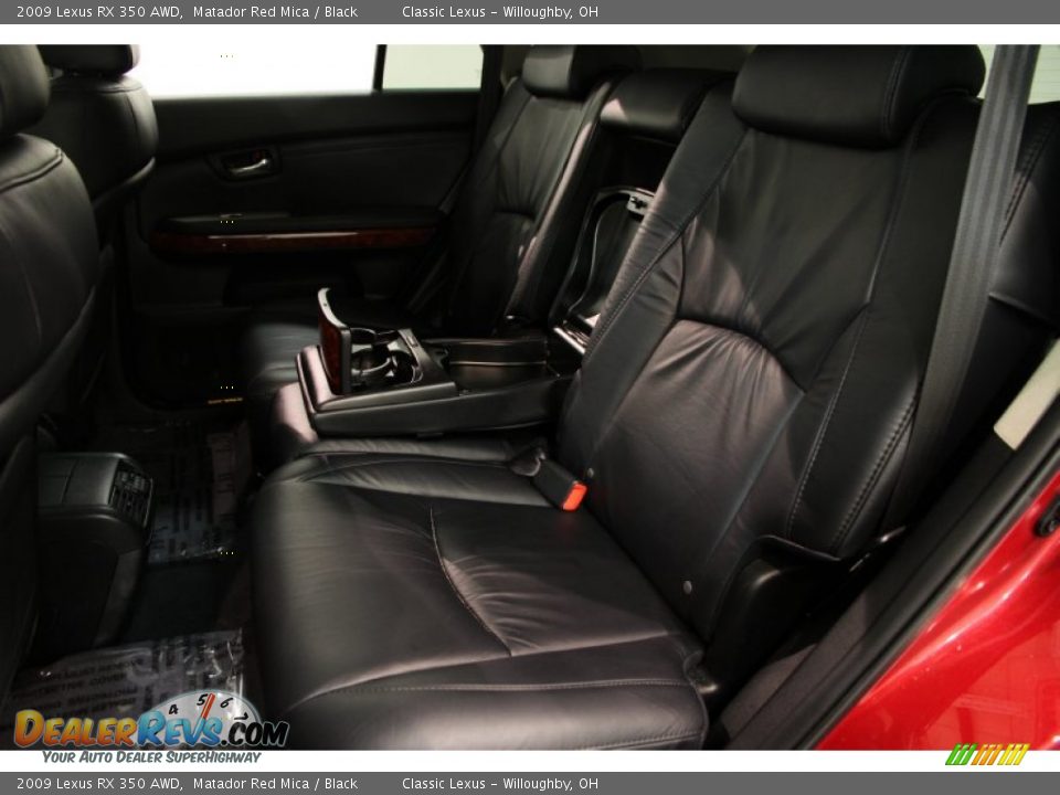 2009 Lexus RX 350 AWD Matador Red Mica / Black Photo #17