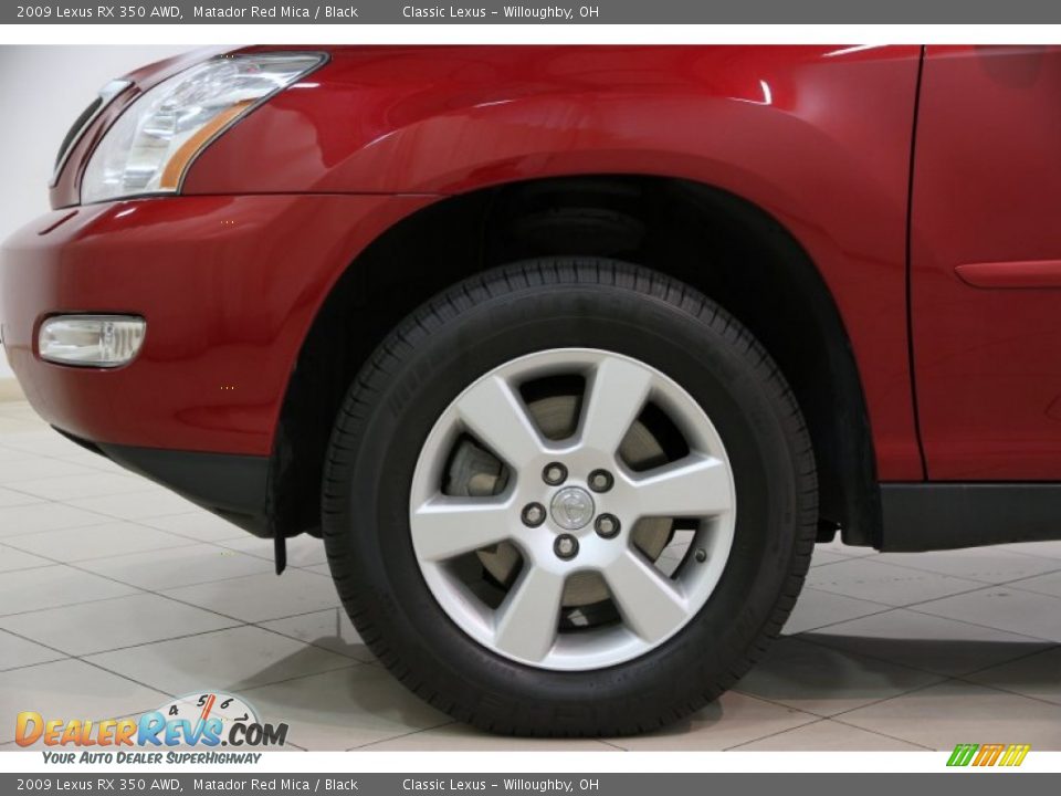2009 Lexus RX 350 AWD Matador Red Mica / Black Photo #21
