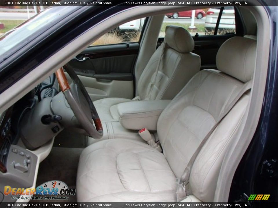 2001 Cadillac DeVille DHS Sedan Midnight Blue / Neutral Shale Photo #10