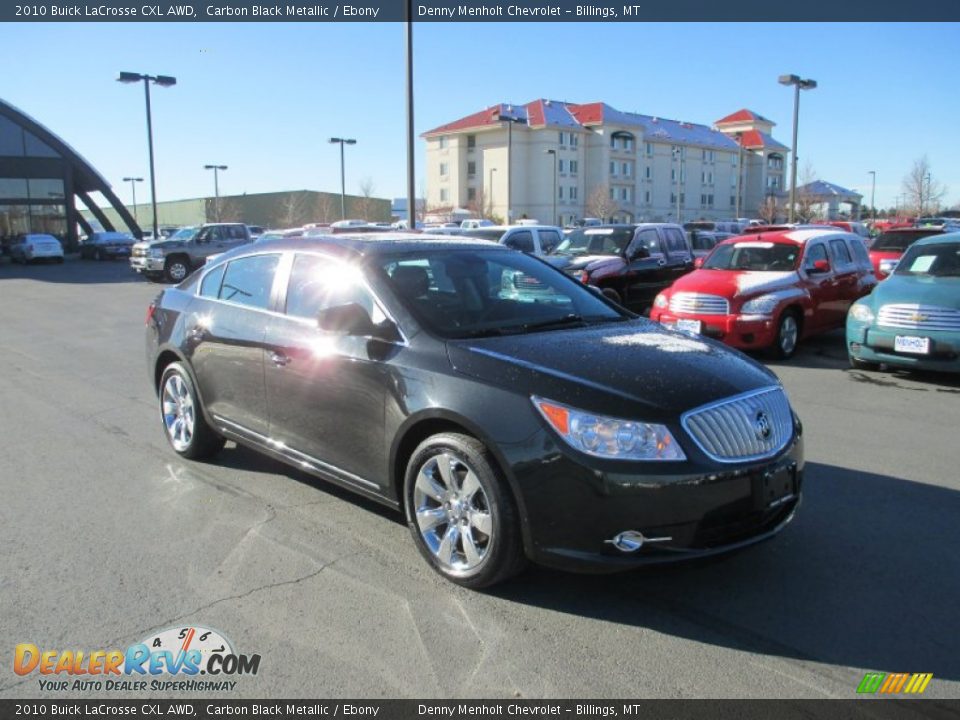 2010 Buick LaCrosse CXL AWD Carbon Black Metallic / Ebony Photo #1
