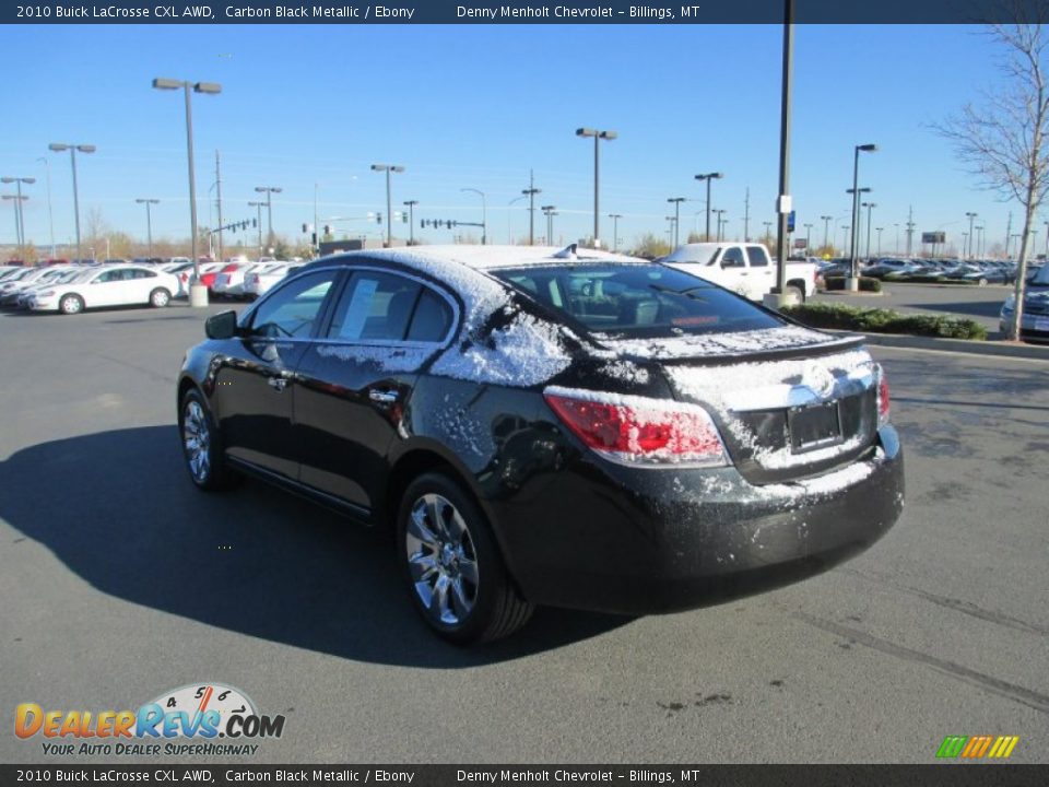 2010 Buick LaCrosse CXL AWD Carbon Black Metallic / Ebony Photo #4