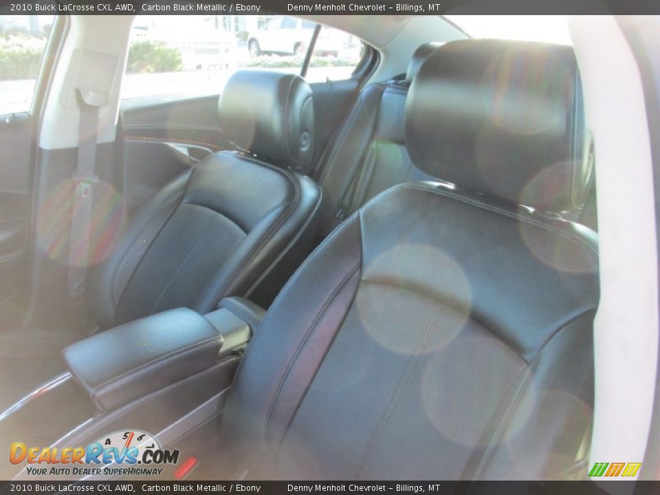 2010 Buick LaCrosse CXL AWD Carbon Black Metallic / Ebony Photo #12