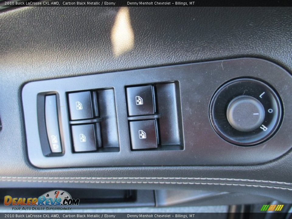 2010 Buick LaCrosse CXL AWD Carbon Black Metallic / Ebony Photo #13