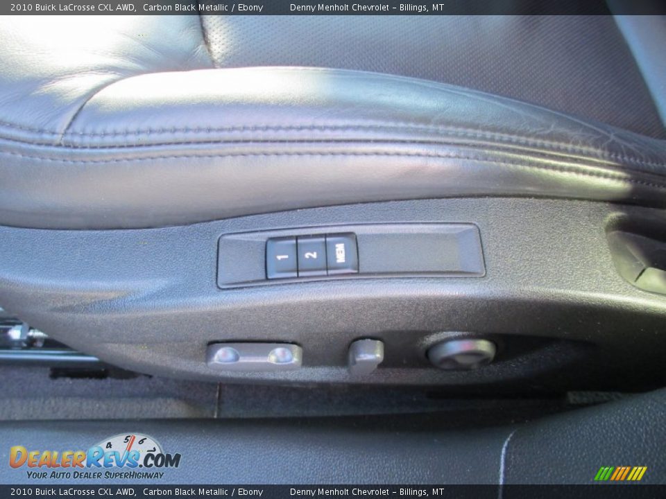 2010 Buick LaCrosse CXL AWD Carbon Black Metallic / Ebony Photo #14