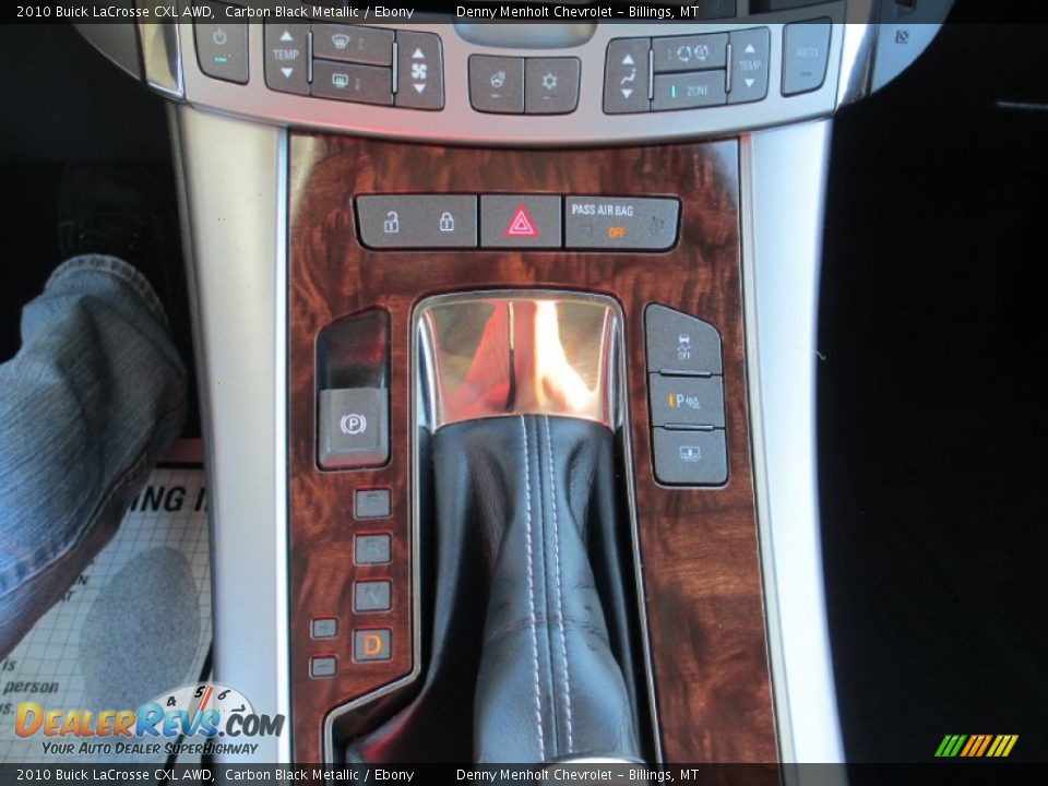 2010 Buick LaCrosse CXL AWD Carbon Black Metallic / Ebony Photo #18