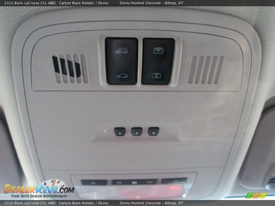 2010 Buick LaCrosse CXL AWD Carbon Black Metallic / Ebony Photo #19