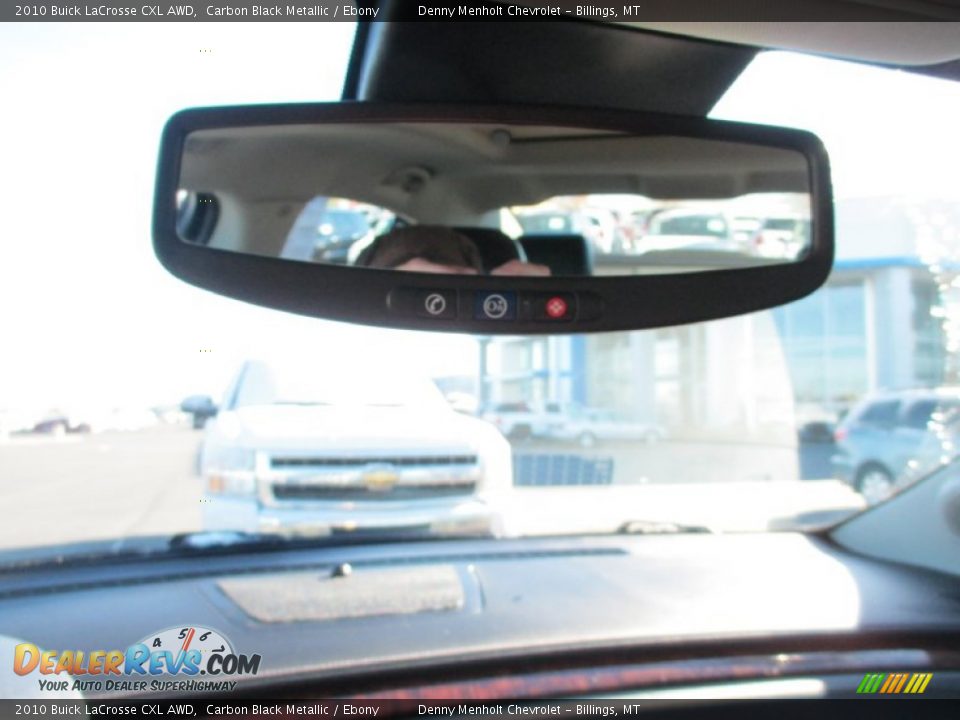 2010 Buick LaCrosse CXL AWD Carbon Black Metallic / Ebony Photo #20