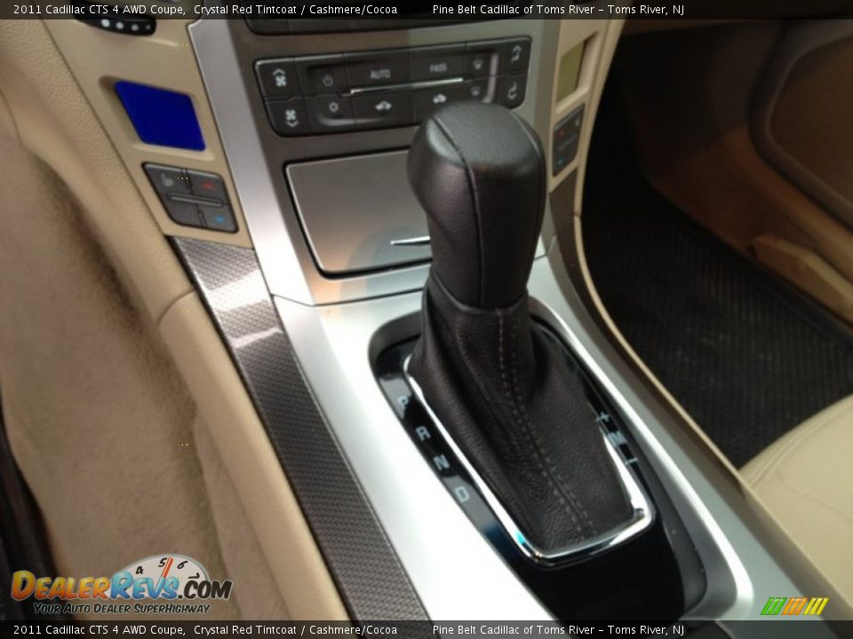 2011 Cadillac CTS 4 AWD Coupe Crystal Red Tintcoat / Cashmere/Cocoa Photo #13