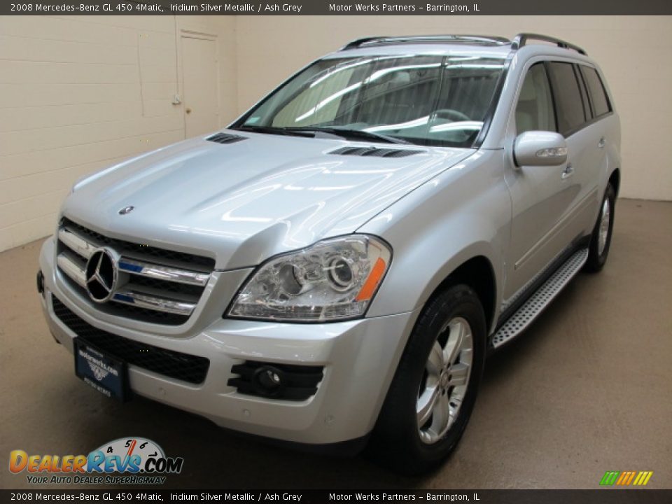 2008 Mercedes-Benz GL 450 4Matic Iridium Silver Metallic / Ash Grey Photo #4