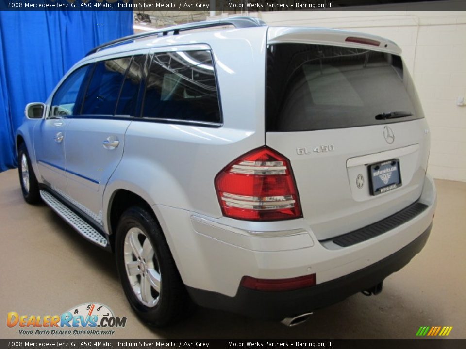 2008 Mercedes-Benz GL 450 4Matic Iridium Silver Metallic / Ash Grey Photo #6
