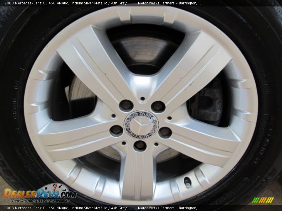 2008 Mercedes-Benz GL 450 4Matic Iridium Silver Metallic / Ash Grey Photo #13