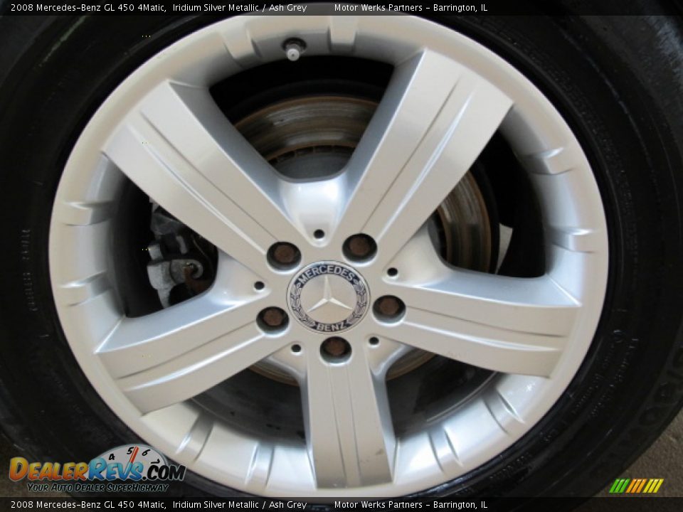 2008 Mercedes-Benz GL 450 4Matic Iridium Silver Metallic / Ash Grey Photo #14