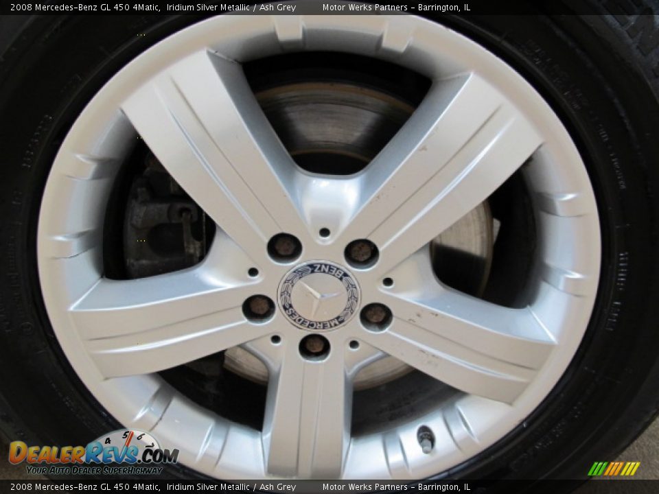2008 Mercedes-Benz GL 450 4Matic Iridium Silver Metallic / Ash Grey Photo #16