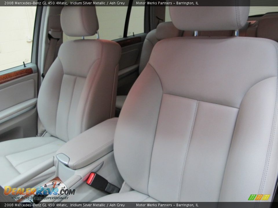 2008 Mercedes-Benz GL 450 4Matic Iridium Silver Metallic / Ash Grey Photo #18