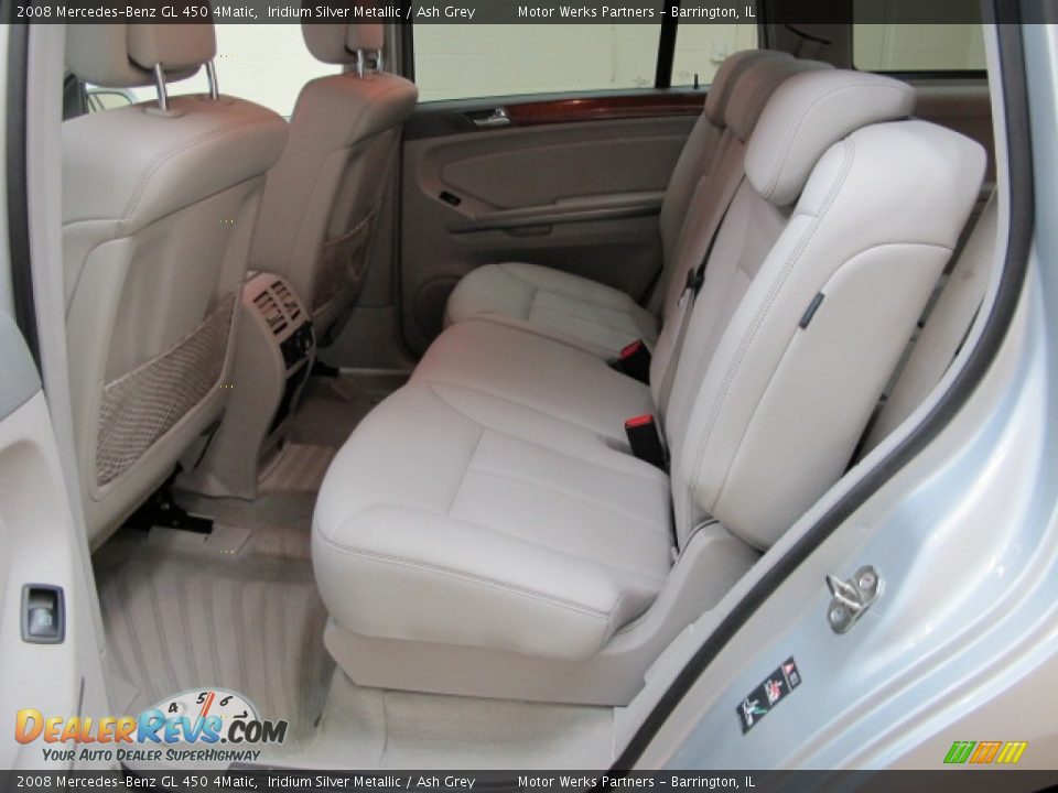 2008 Mercedes-Benz GL 450 4Matic Iridium Silver Metallic / Ash Grey Photo #19