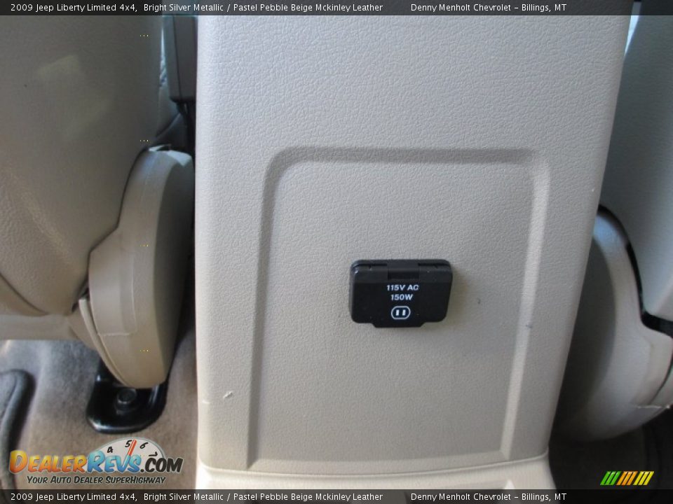 2009 Jeep Liberty Limited 4x4 Bright Silver Metallic / Pastel Pebble Beige Mckinley Leather Photo #11
