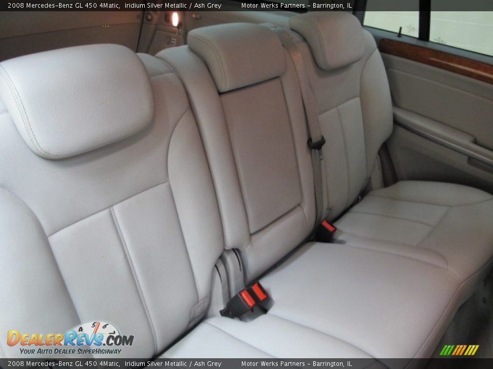 2008 Mercedes-Benz GL 450 4Matic Iridium Silver Metallic / Ash Grey Photo #24